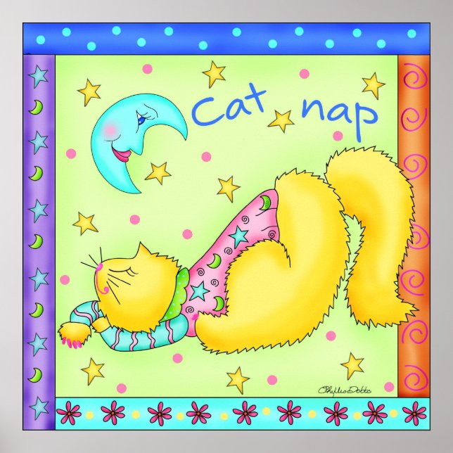 Cat Nap Cat Poster (Front)