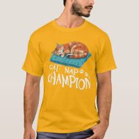 Cat Nap Champion  Graphic T-Shirt