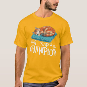 Cat Nap Champion Graphic T-Shirt