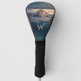 Cat Nap Dream or Nightmare Initial Golf Head Cover