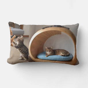 Cat Nap Haven' pillow