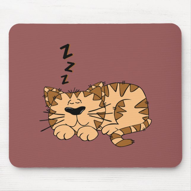 Cat Nap Kitty Mousepad (Front)