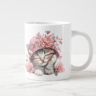 Cat Nap Large Coffee Mug