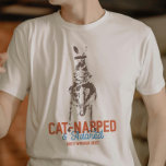 Cat-Napped Funny Cat Pun Kangaroo Weirdcore T-Shirt<br><div class="desc">Get ready to chuckle with our punny and oddly specific 'Cat-napped & Adored' shirt! This weirdcore masterpiece features a kangaroo cuddling a cat—a purr-fectly cute and punny combo. Our shirts go hard on humour, making them a must-have for anyone who loves a good laugh and appreciates the uniqueness. Embrace the...</div>