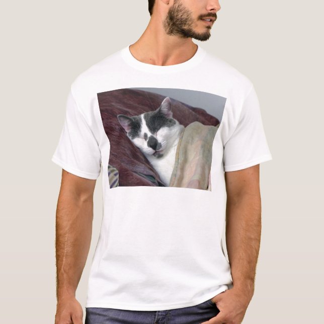 Cat Napping T-Shirt (Front)