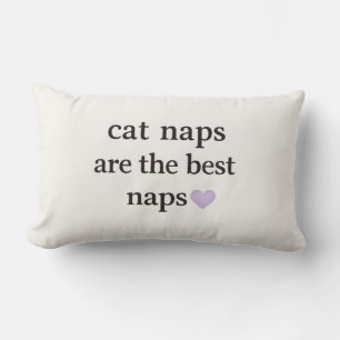 Cat Naps Are the Best Naps Pillow – Cosy Cat Café