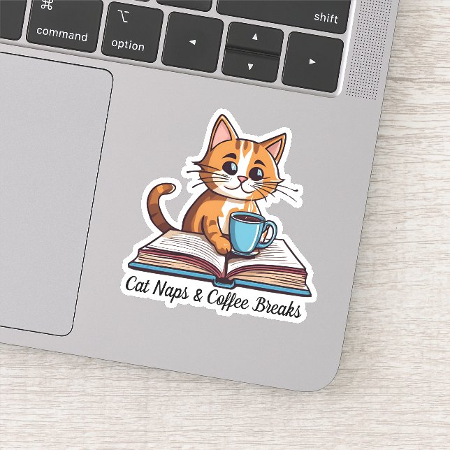 Cat Naps & Coffee Breaks Waterproof  (Detail)