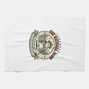 Cat National Park Cat National Park Poster Cat Vin Tea Towel