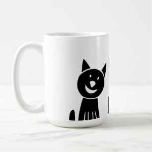 cat, nature, drawing coffee mug