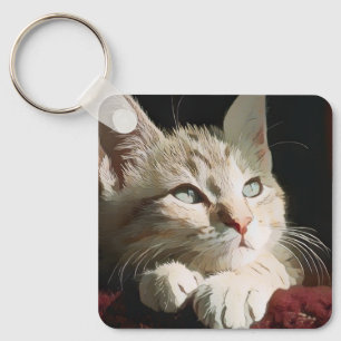cat,nature,pet key ring