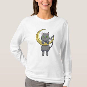 Cat Night Moon T-Shirt