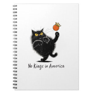 Cat No Kings In America We The People Political Notebook