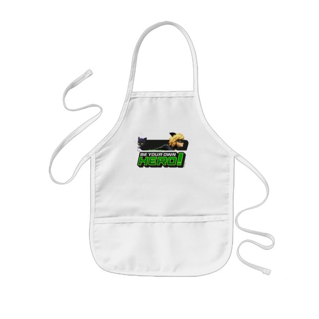 Cat Noir | Be Your Own Hero Kids Apron (Front)