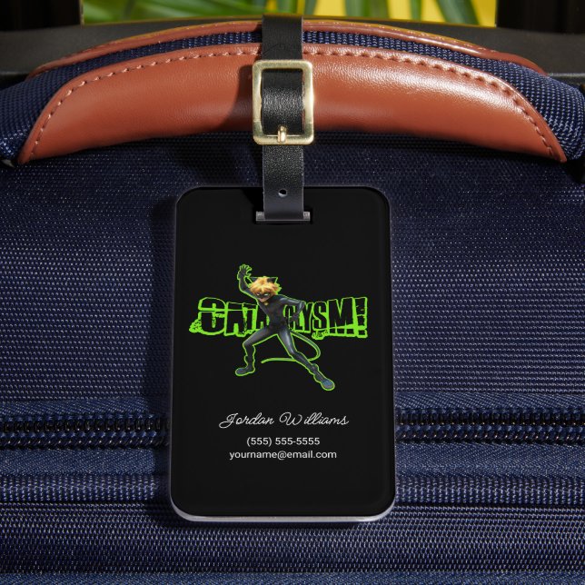 Cat Noir | Cataclysm Luggage Tag (Front Insitu 2)