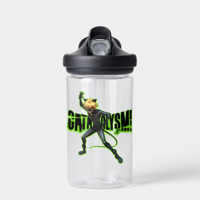 Cat Noir | Cataclysm Water Bottle (Front)