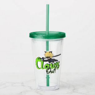 Cat Noir Claws Out! Acrylic Tumbler