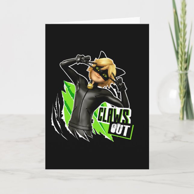 Cat Noir | Claws Out Graphic Card (Front)