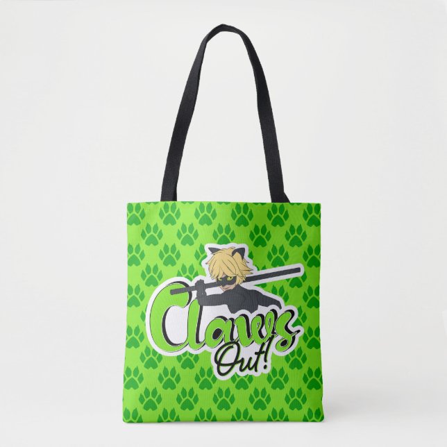 Cat Noir | Claws Out! Tote Bag (Front)