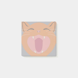 Cat Nom Orange Post-it Notes