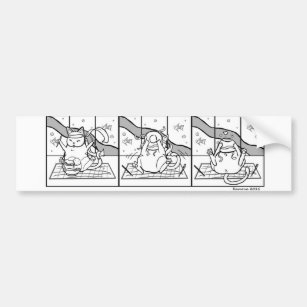 Cat Noodle Bumber Sticker