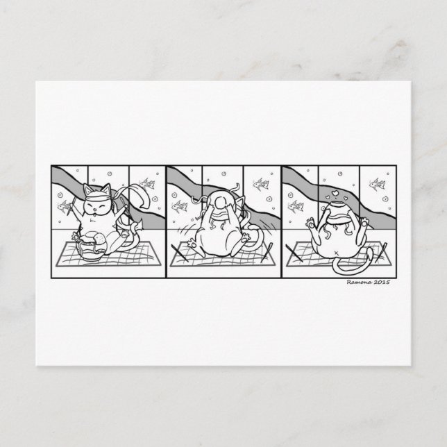 Cat Noodles Post Cards (Front)