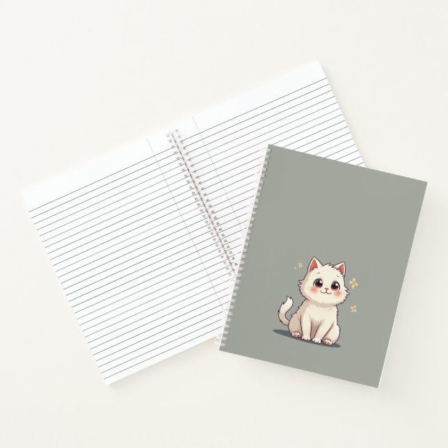 cat notebook (Inside)