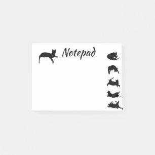 Cat Notes Post it Pad