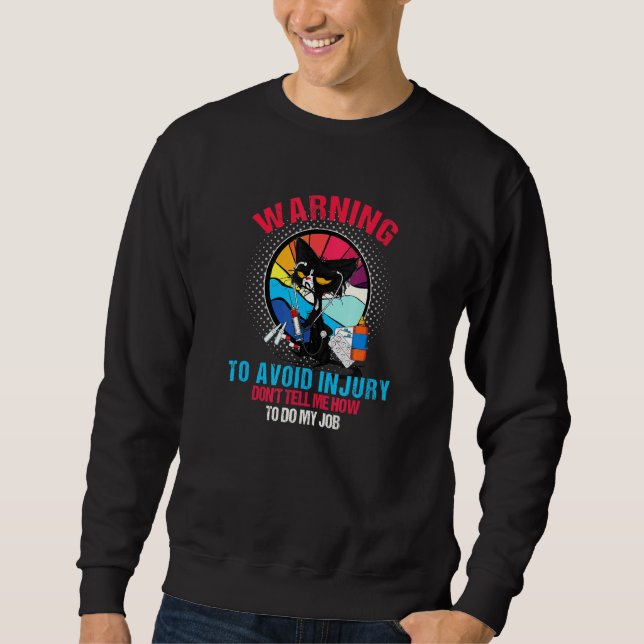 Cat Nurse Tee Warning To Avoid Injury Dont Tell Me (Front)