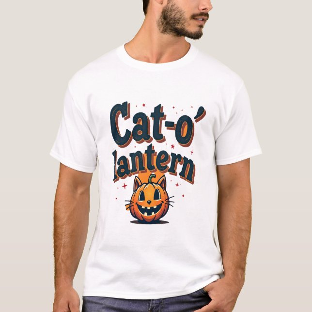 Cat-o'-lantern T-Shirt (Front)