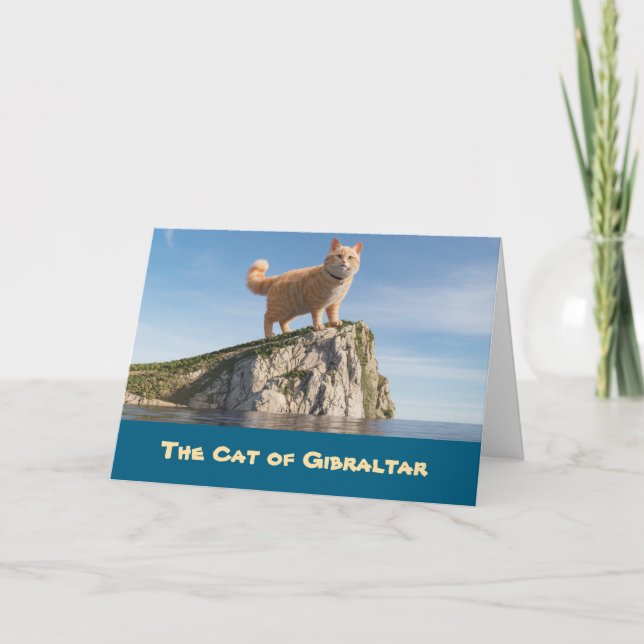 Cat of Gibraltar Card (Front)