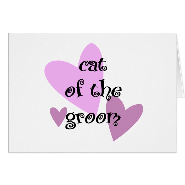 Cat of the Groom (Front Horizontal)
