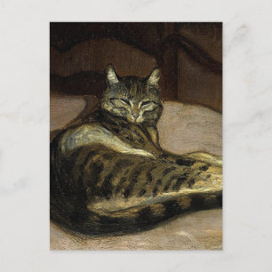 “Cat on a Chair” by Theophile Steinlen Postcard