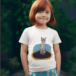 Cat on a chair T-Shirt cat lovers gift