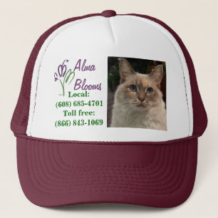Cat on a hat... trucker hat