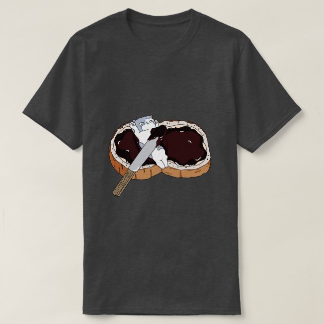 Cat on Bread T-Shirt (Design Front)