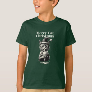 Cat on the grass. T-Shirt