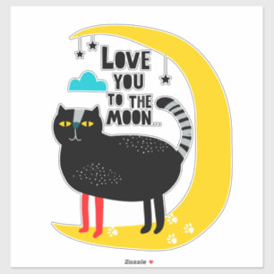 Cat on the moon