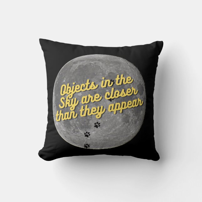 Cat on the Moon  Cushion (Front)