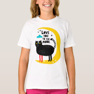 Cat on the moon T-Shirt