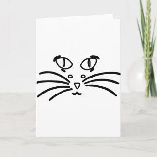 Cat or Mouse Optical Illusion Card
