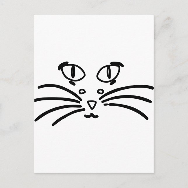 Cat or Mouse Optical Illusion Postcard (Front)