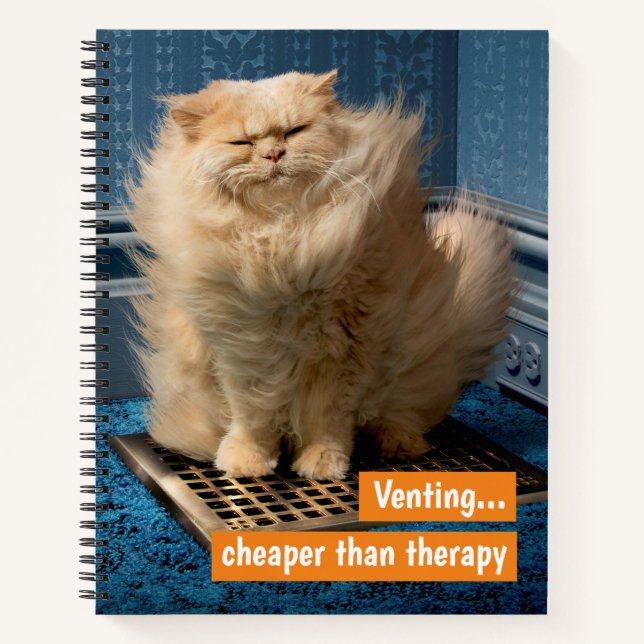 Cat Over Grate Notebook (Front)
