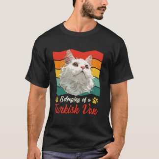 Cat Owner BELONGING OF A TURKISH VAN CAT Vintage T-Shirt