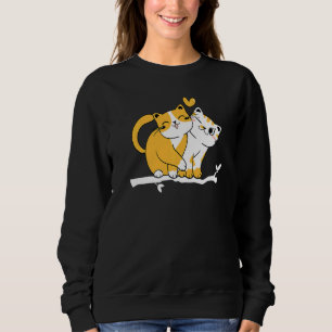Cat Owner Cute Cat Baby Cats Owner I Cute Cats Sweatshirt