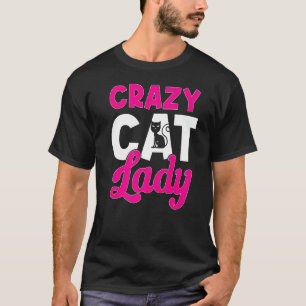 Cat Owner flower Crazy Cat Lady 1 T-Shirt