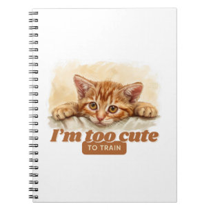 Cat Owner Gifts, Humourous Quote Notebook