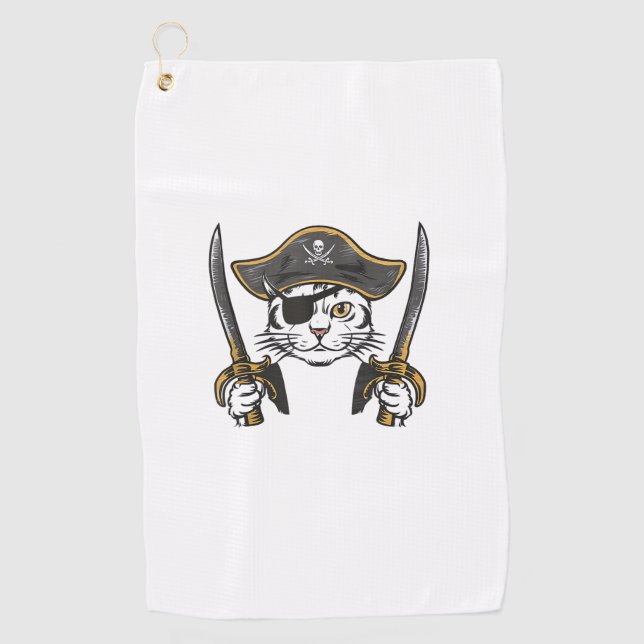 Cat Owner  Golf Towel (Front)