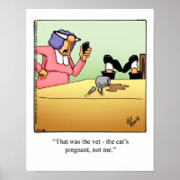 Cat Owner Humour Poster "Spectickles"