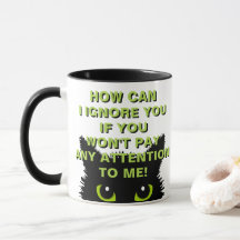 Cat Owners Get It! Cat Has Bad Attitude Coffee 