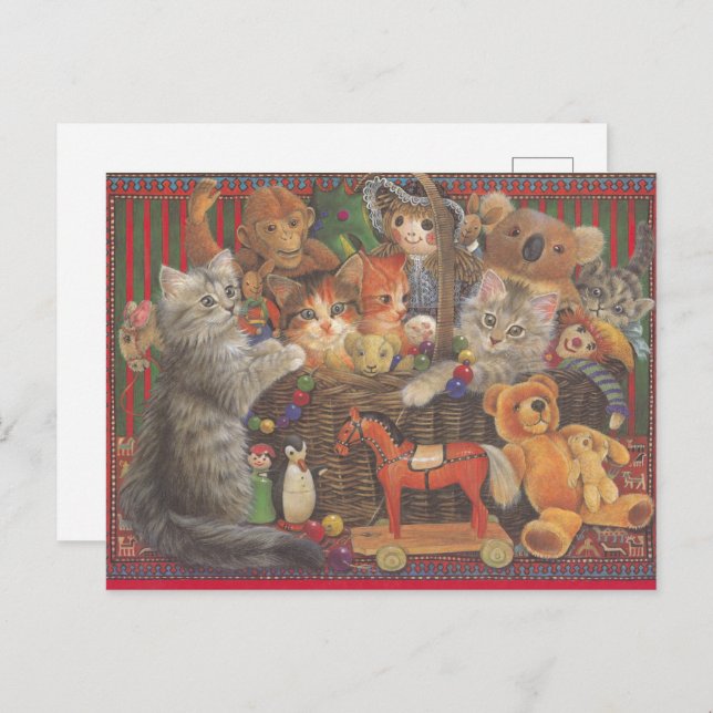 Cat Painted Postcard (Front/Back)